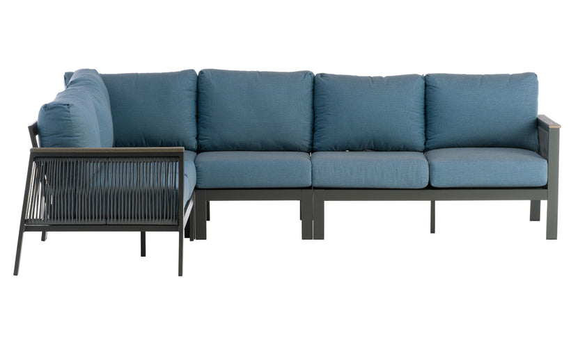 Cyprus Denim 4-Piece Sectional